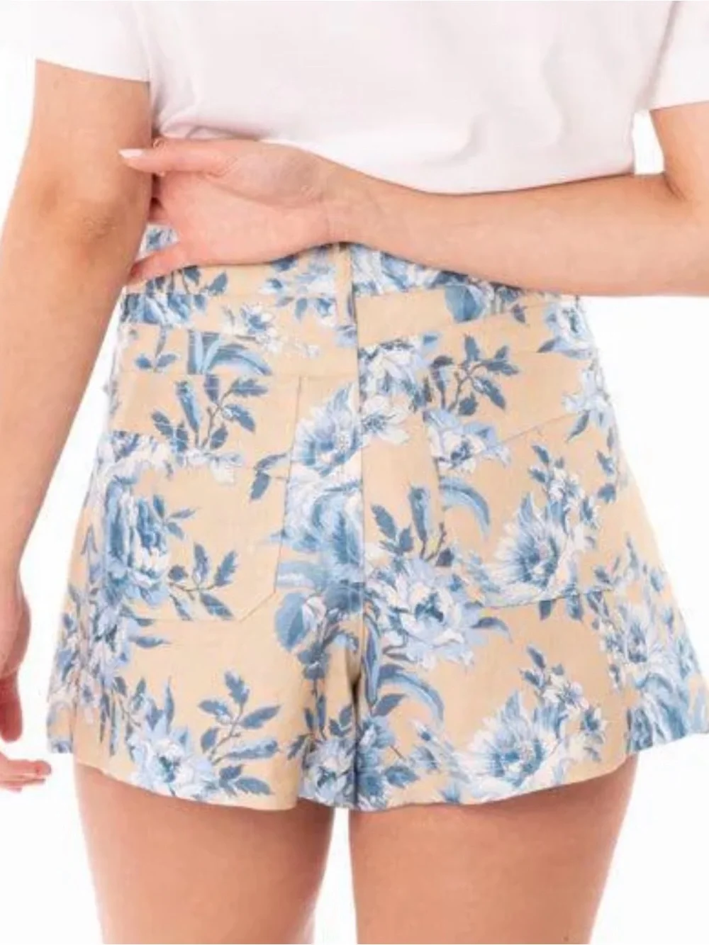 Cara Cara Xenia Shorts Farfella Ginger Root *See Final Photo-Small Fabric Pull - Picture 2 of 6